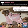 AOFITEE Dog Coat, Waterproof Dog Jacket for Winter, Warm Fullbody Dog Snowsuit, Zip Up Fleece Dog Vest, Cold Weather Dog Coats with Reflective Stripes, Outdoor Windproof Dog Apparel for Small Dogs, M