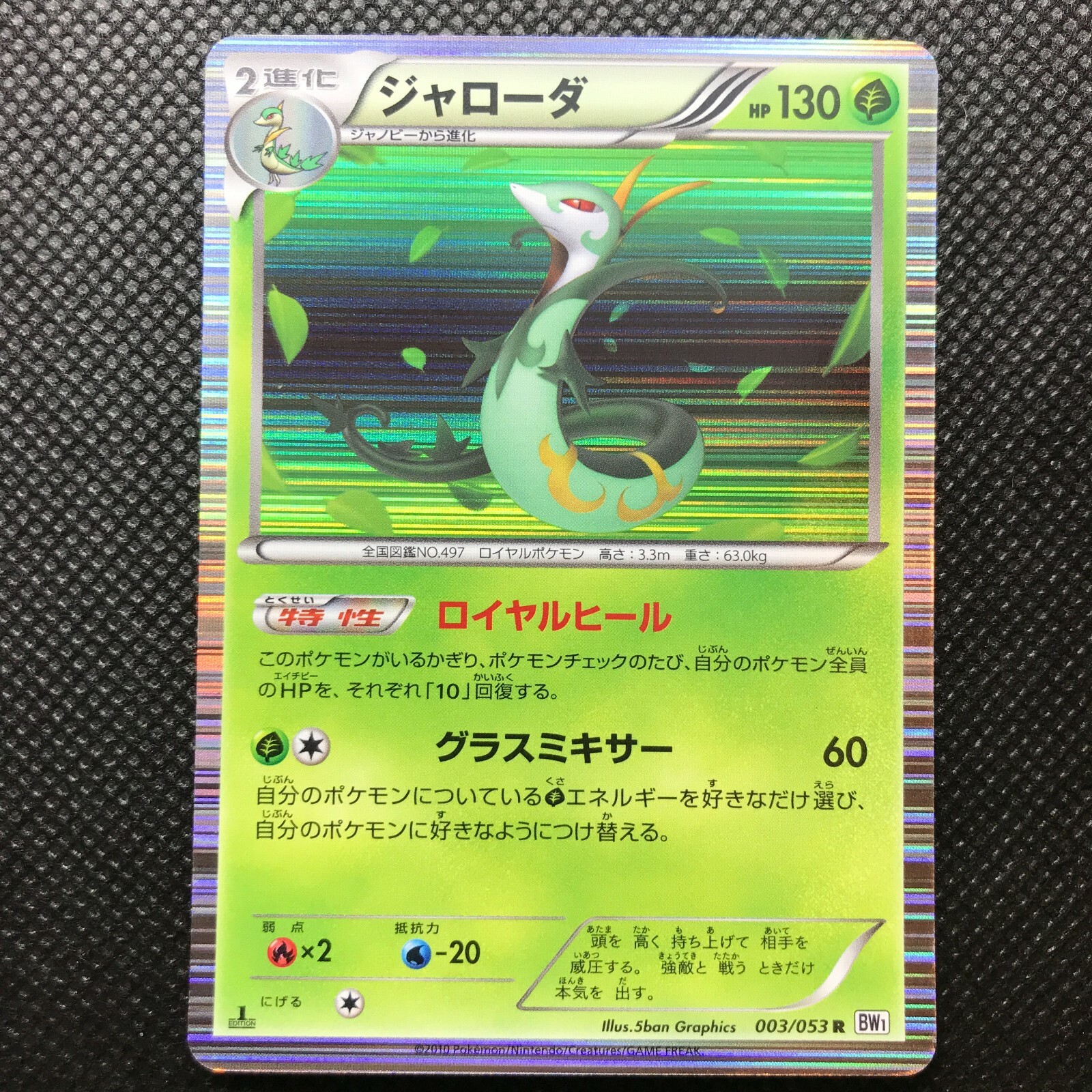 ★PSA10★ メイ（Rosa）& ジャローダ（Serperior）ステッカー ☆PSA10☆ メイ（Rosa）& ジャローダ（Serperior）ステッカー