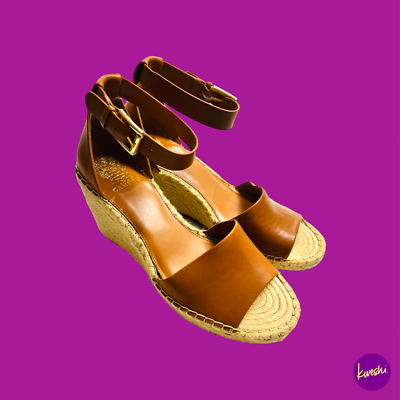 Vince camuto leera wedge deals tan