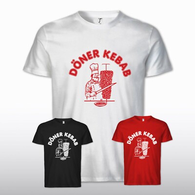 DÖNER KEBAB Fun T-Shirt Kult Geschenk für Drehspiess Pizza Fans Spruch Lustig 