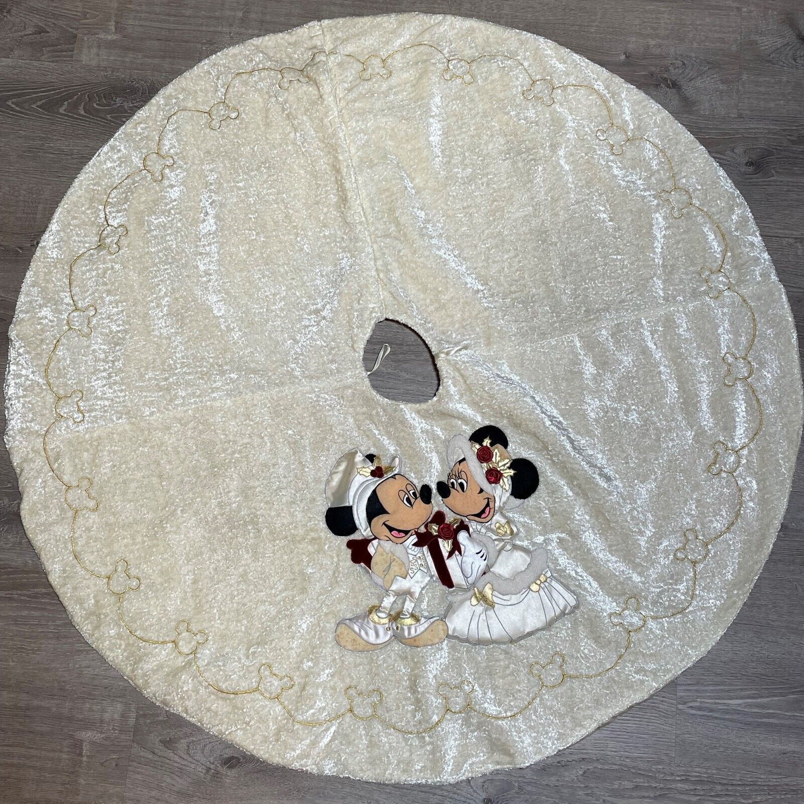 Disney Parks Vintage Mickey Minnie Mouse Victorian Christmas H...