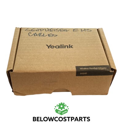 Yealink EHS40 Adapter Cable USB Plantronics Headset 1 box of 4 cables