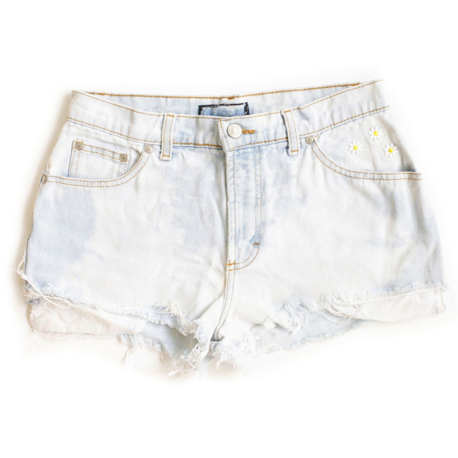 【BOK PLACE】Cutting Dirty Washing Damage Denim Shorts 2F785312-C72D-42C6-A946-