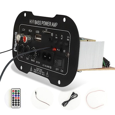 Bluetooth 5.0 Audio Amplifier Board HIFI Bass Stereo Digital Power Amp
