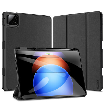 Fold Leather Case For Xiaomi Pad 6S Pro 12.4 Auto-Wake Magnetic Buckle Cover
