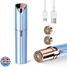 Facial Hair Remover for Women- as Seen on TV Painless Face Shaver -Mini Hair Remover, Electric Razor Shaver Portable Bikini Epilator for Lips, Chin, Armpit, Peach Fuzz, Fingers, Neck, Cheek