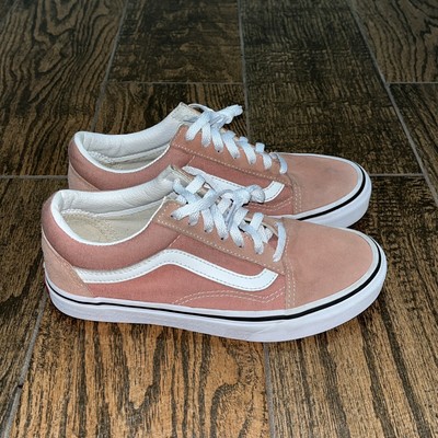 Vans Old Skool Rose Gold Suede Low  Shoes Mens 3.5 Womens 5