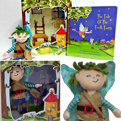 The Tale Of The Tooth Fairy For A Boy Storybook Set ~ by Brian Ledig ~ NEW