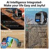 Brhgph Smart Watch with Ai Functions GPS Tracking for Android Phones and iPhone Compatible Bluetooth Call Message Alert Heart Rate/Sleep/Monitor IP68 Waterproof for Men Women
