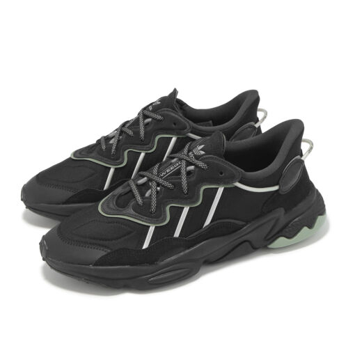 adidas Originals Ozweego Core Черная, серебристая, металлическая мужская повседневная обувь HP6336