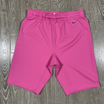 NIKE Pro Elite Training Shorts Tights (331033-667) PINK, LARGE, USA Made