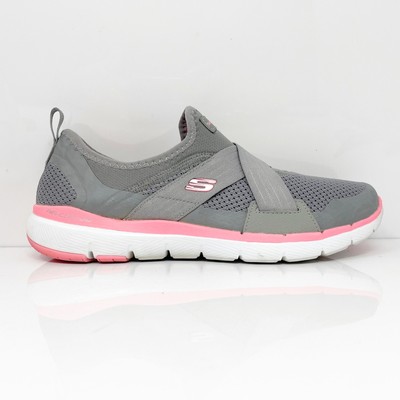 

Skechers Womens Flex Appeal 3.0 13079 Серые повседневные кроссовки, размер 7, Серый, Flex Appeal 3.0
