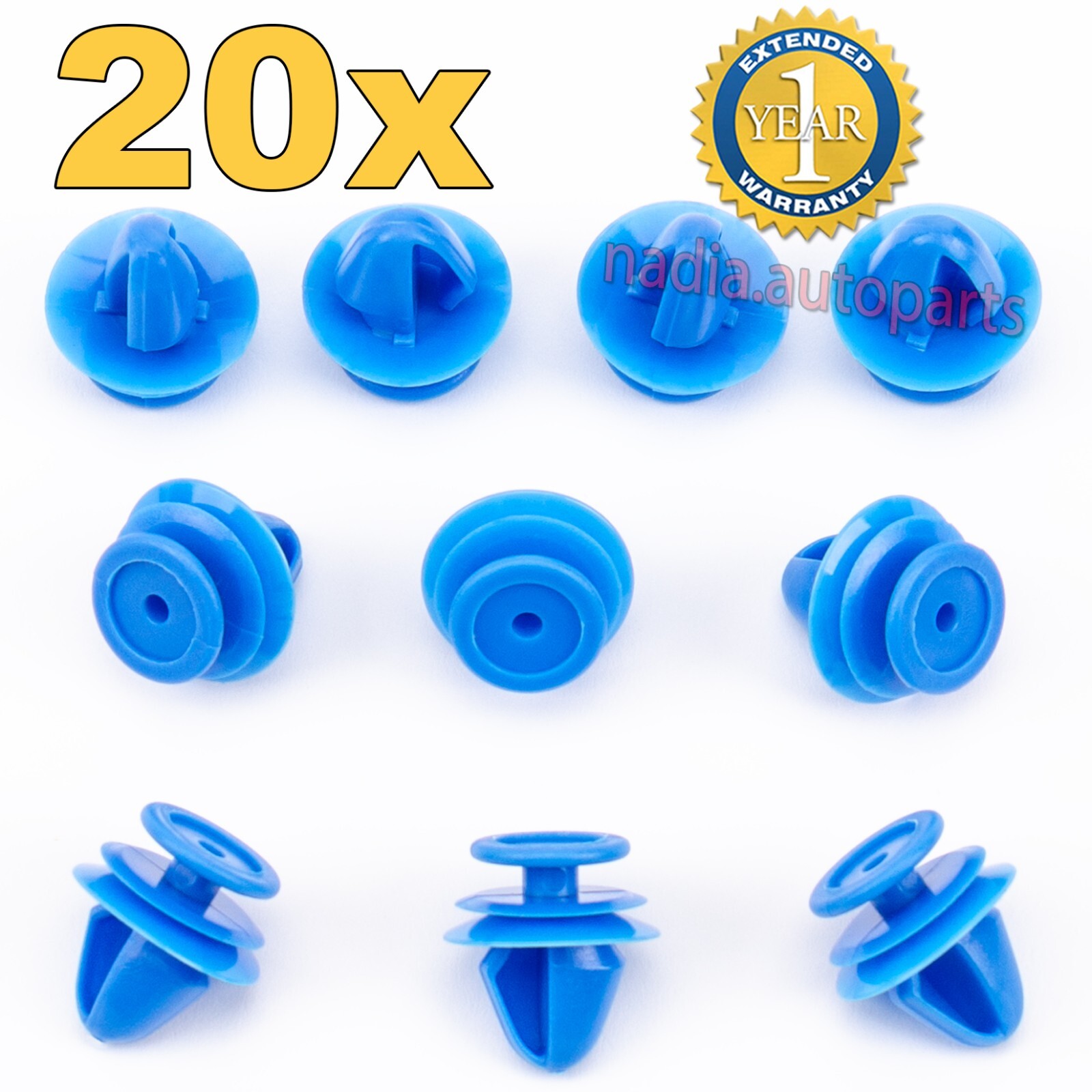 20 x BRAND NEW INTERIOR CLIPS FOR CITROEN PEUGEOT RENAULT AUDI VW 7701056846