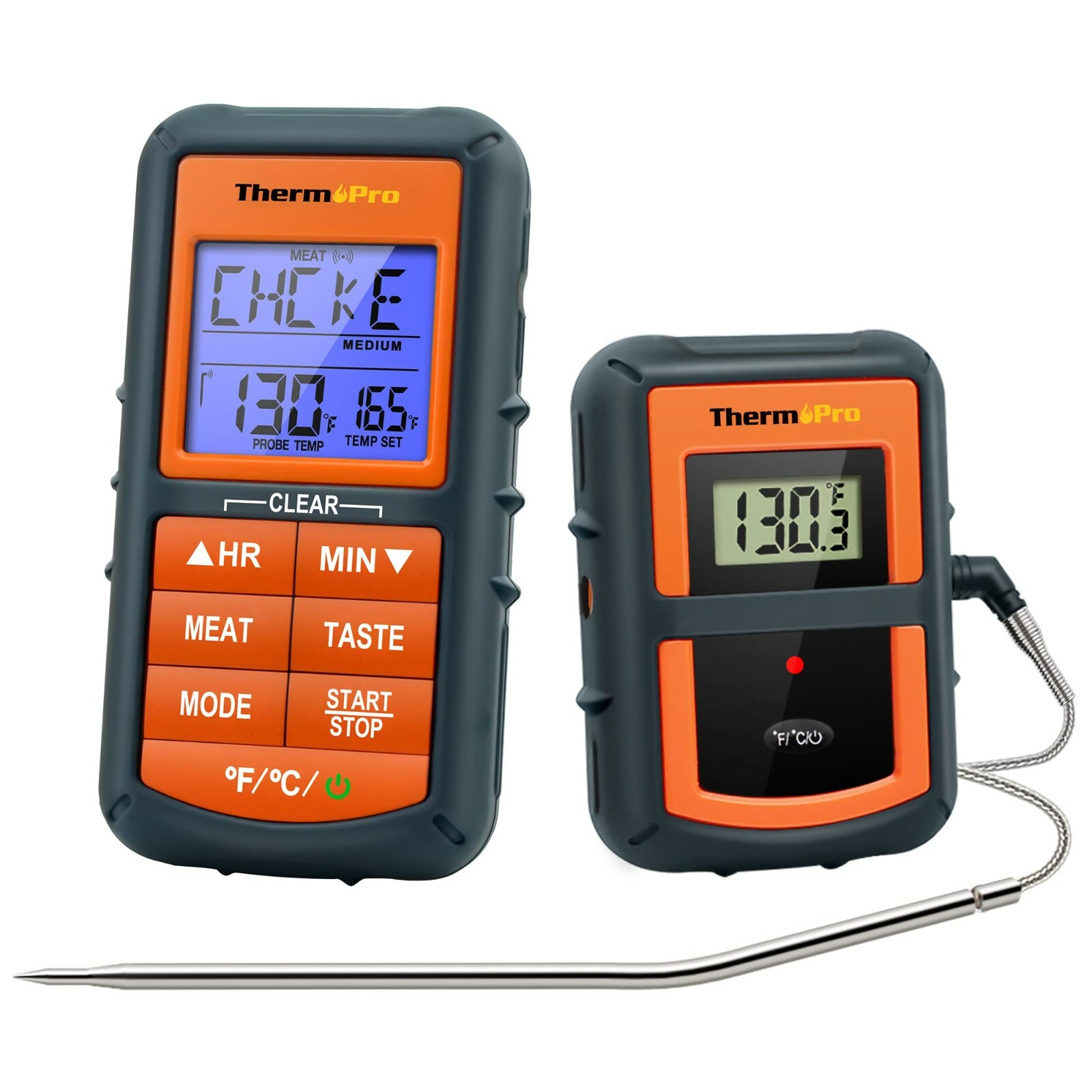 ThermoPro TP07S Wireless Meat Thermometer for Cooking, Digital BBQ Grill Smoker