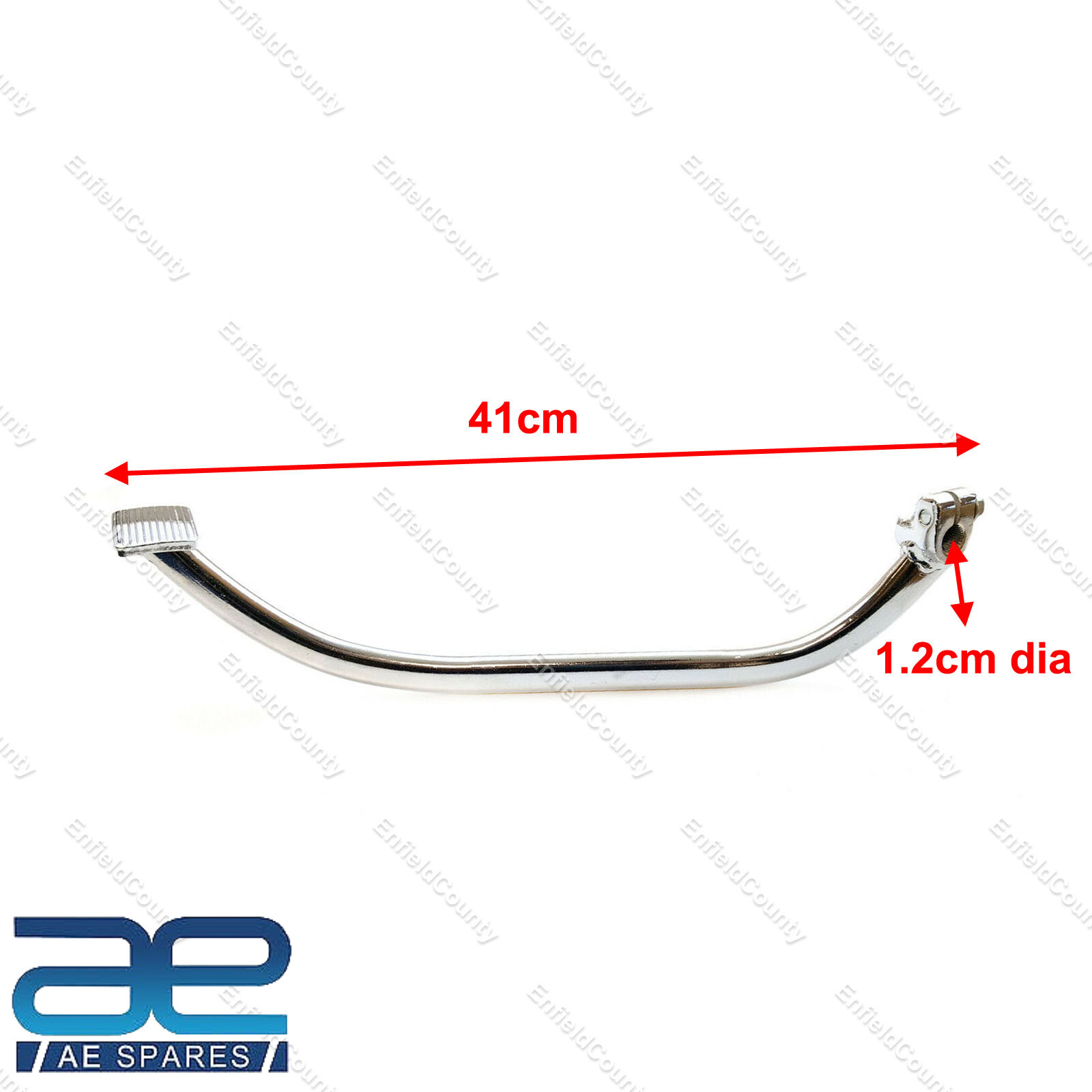 Rear Brake Pedal Steel Chrome For Royal Enfield Bullet Electra 350cc 521130 