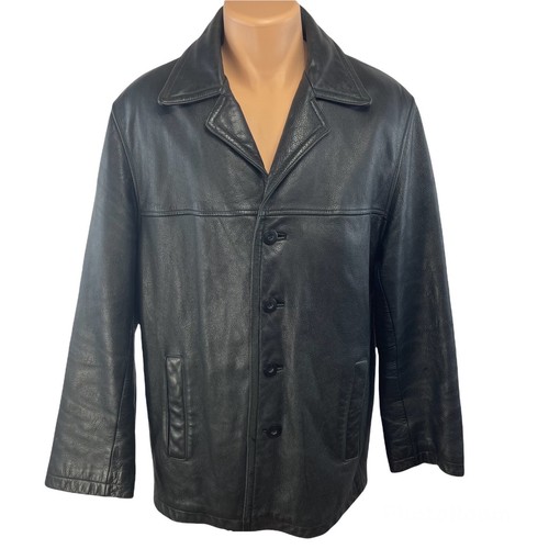 Vntg Wilsons M. Julian Mens Leather Jacket Black Size L Vntg Wilsons M. Julian Mens Leather Jacket Black Size L