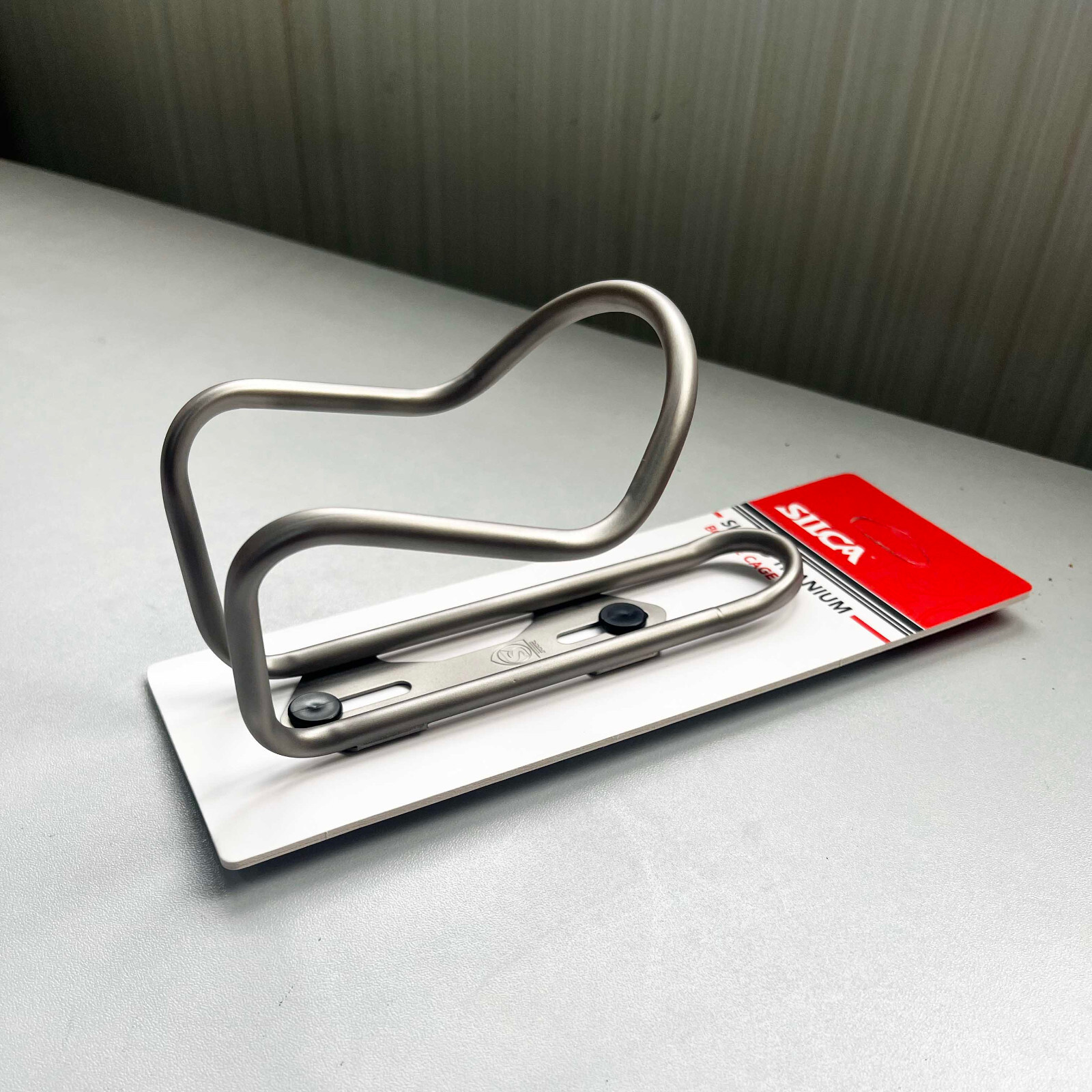 Silca Sicuro Titanium Bottle Cage (Titanium silver