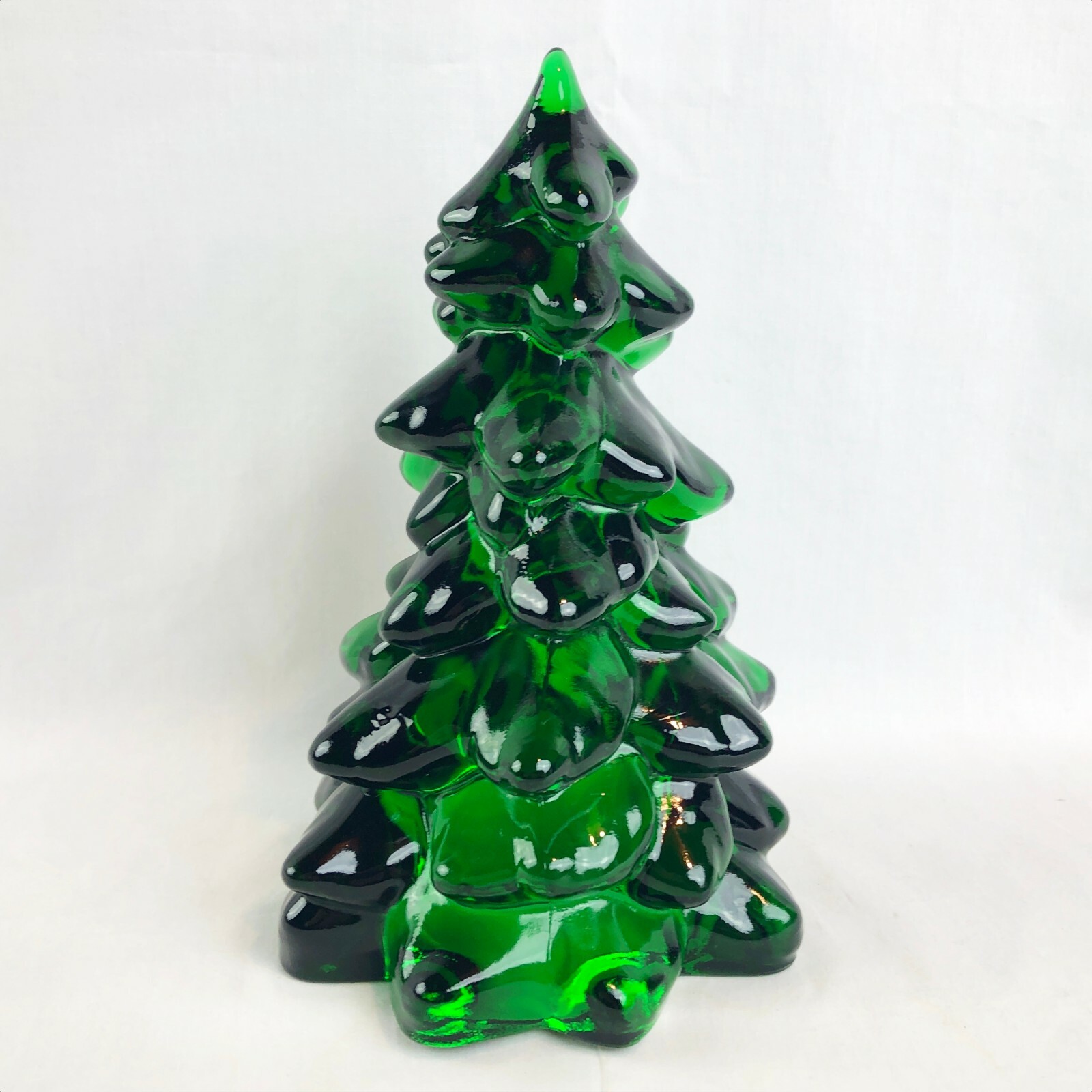 Mosser Glass Christmas Tree Large 8” Gold Blue Red Green