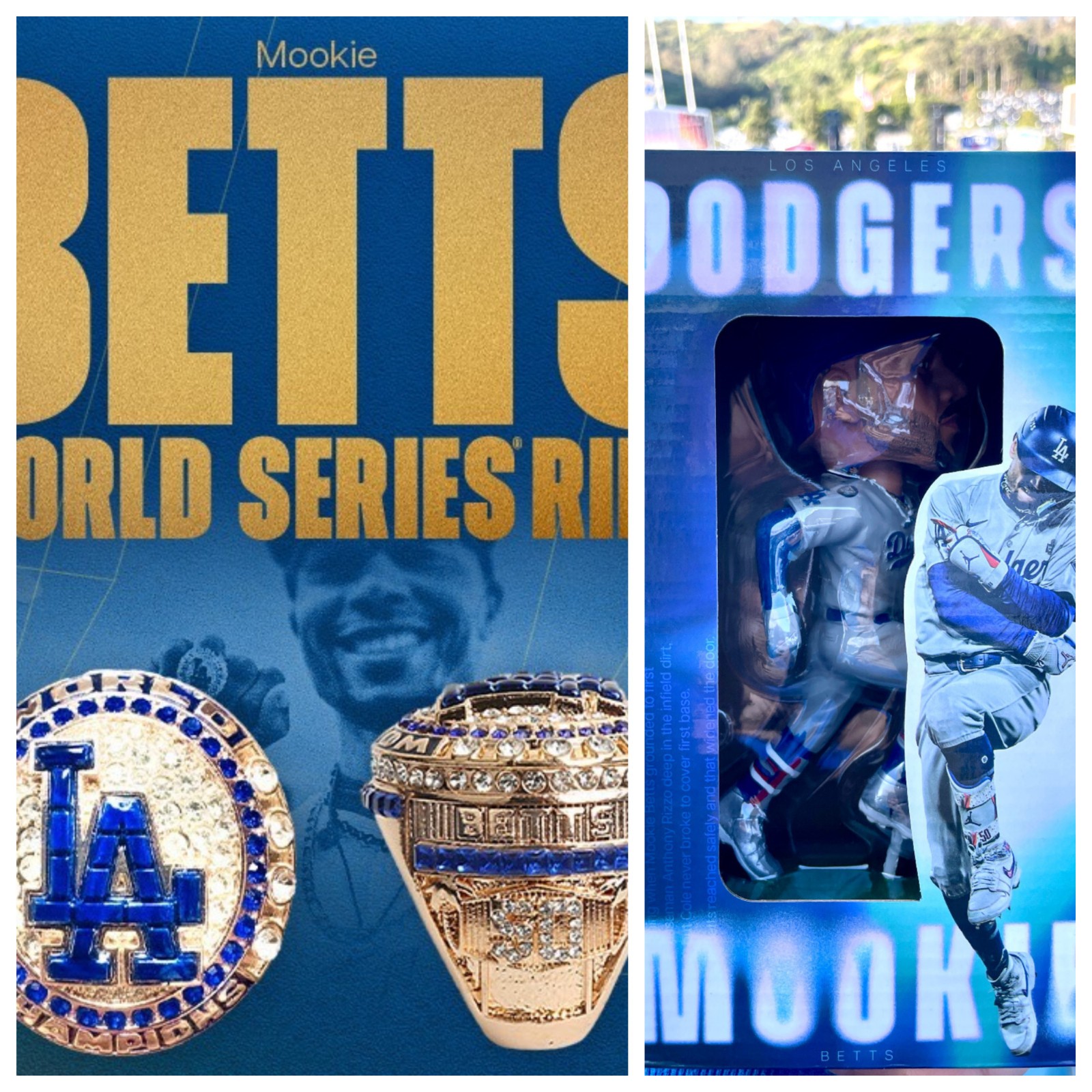 ガ*ム様 Mookie Betts レプリカリング 🔥PRESALE Los Angeles Dodgers Mookie Betts World Series Ring