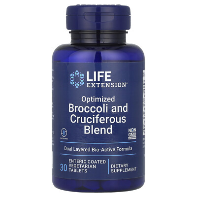 Optimized Broccoli and Cruciferous Blend, 30 Enteric Coated Vegetarian Tablets