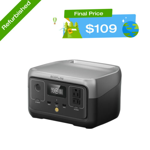 EcoFlow RIVER 2 Portable Power Station 256Wh Generator LFP EcoFlow RIVER 2 Portable Power Station 256Wh Generator LFP