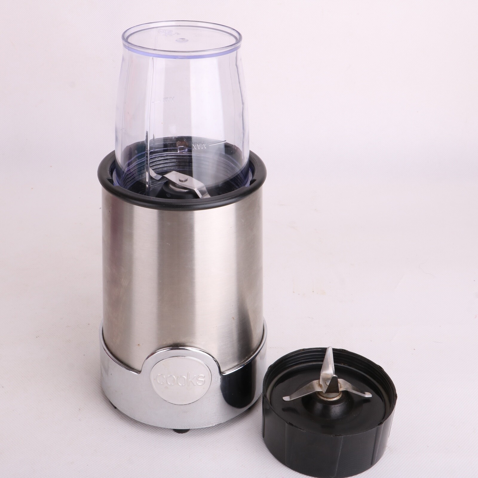 Cooks Blender With Cup & 2 Blades XJ-11401B1 Stainless Steel Cooks Blender With Cup & 2 Blades XJ-11401B1 Stainless Steel