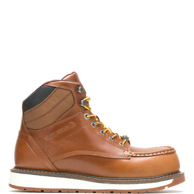 

Wolverine Hellcat Ultraspring Moc Toe Wedge 6 WP Мужские коричневые широкие рабочие ботинки WP, Коричневый, Wolverine Hellcat Ultraspring Moc Toe Wedge 6" Waterproof