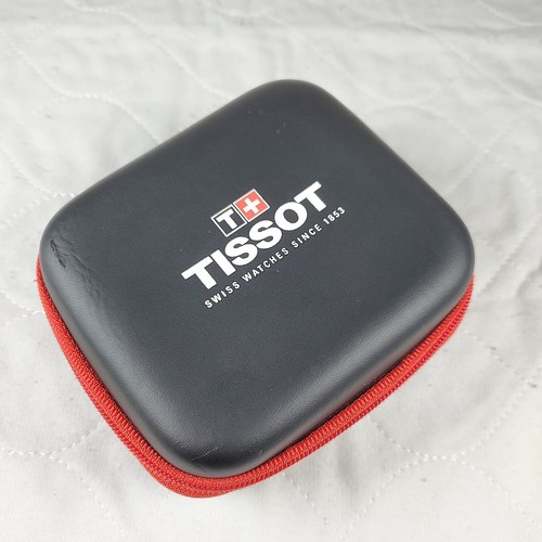 TISSOT swiss watches since 1853 ＋ケース付き TISSOT SWISS WATCH ZIPPER CASE BOX ONLY | eBay