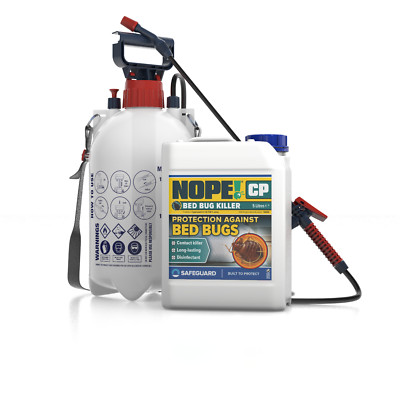 NOPE CP Bed Bug Killer Spray Treatment for Mattress Bed Frames Carpets Furniture