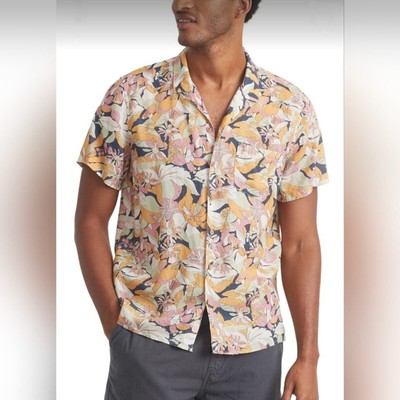 NWT Marine Layer Linen resort shirt size medium
