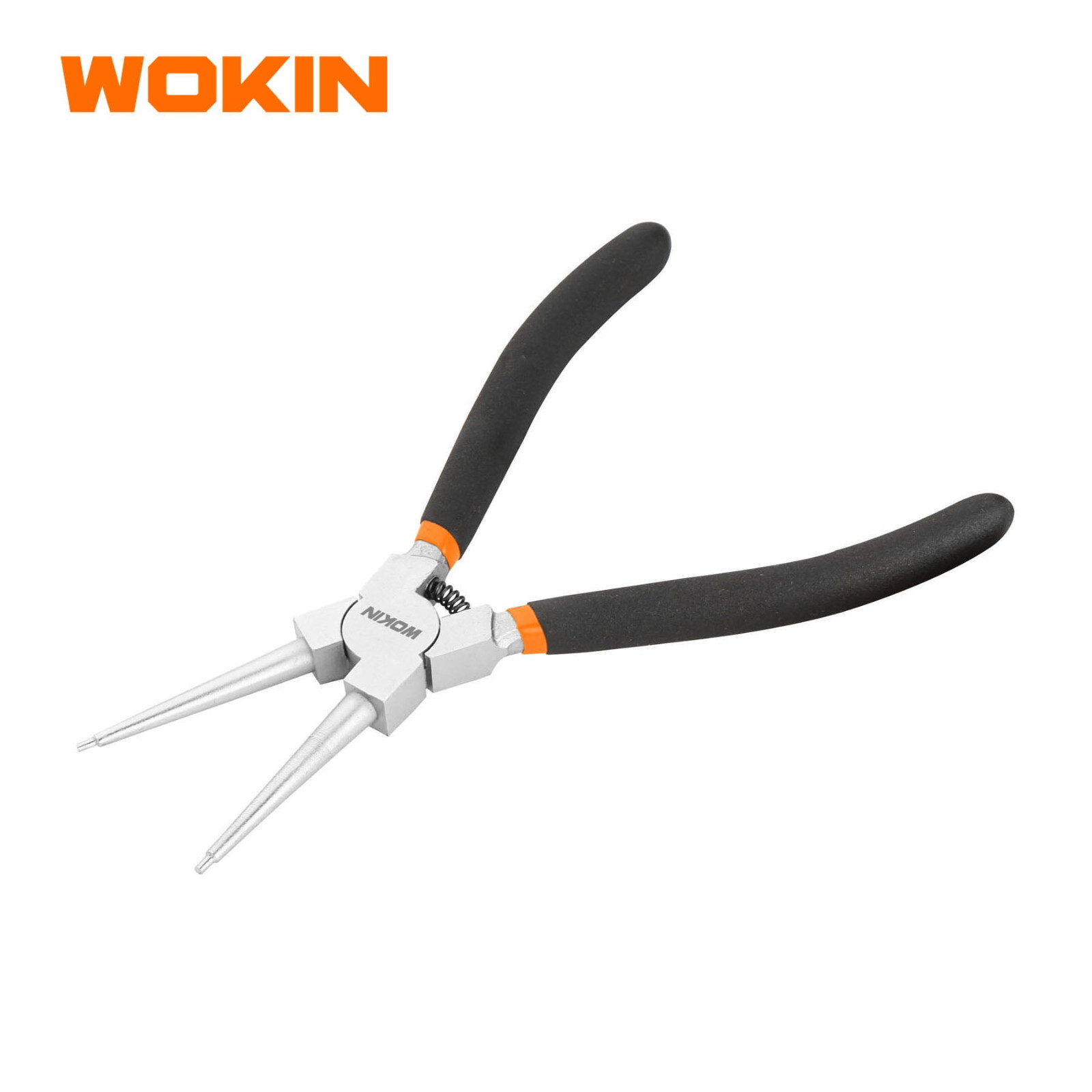 PINZA PER ANELLI INTERNI BECCHI DRITTI DIRITTI SEEGER DI SICUREZZA 180 mm WOKIN