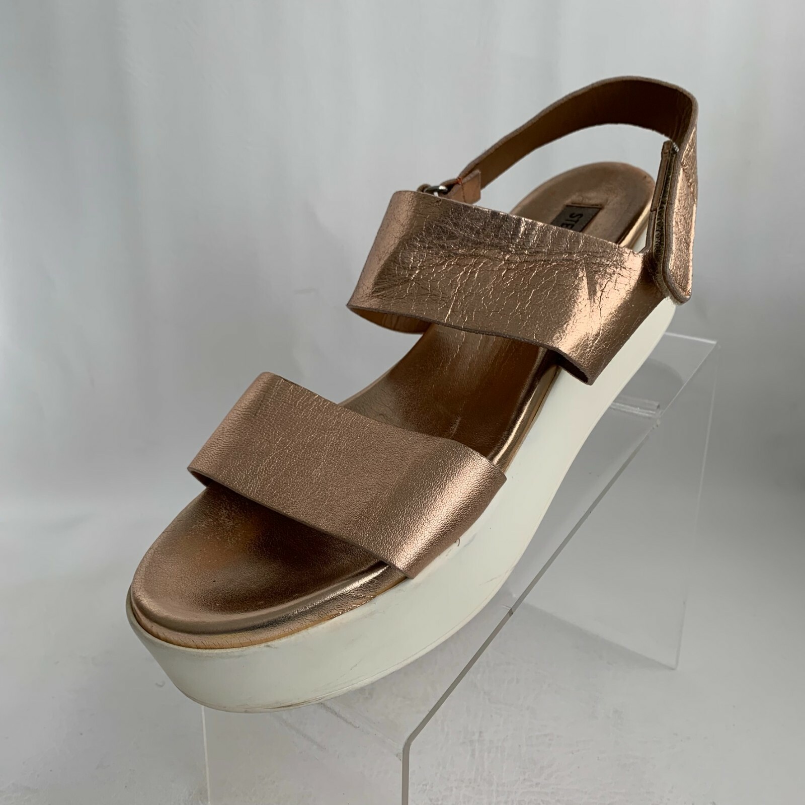 rose gold platform sandals steve madden
