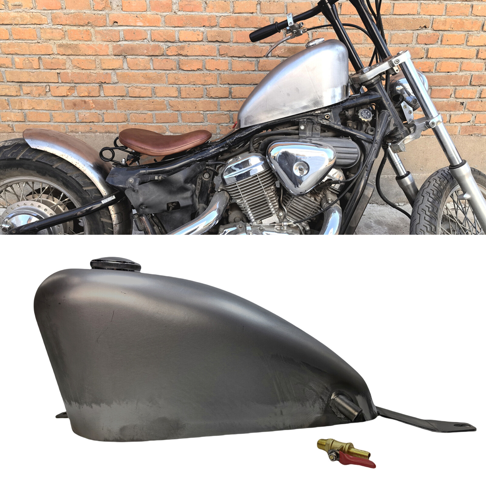Motorcycle Front Petrol Fuel Tank Oil Tank For Honda Steed VLX400