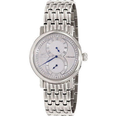 Pre-owned Adee Kaye Men's Mondo - G1 Silver Dial Watch - Ak5665-mb-rsv