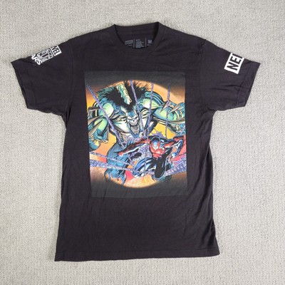 B4 Neff x Spider Man x Marvel T Shirt Mens Size M 80 Years Anniversary Black