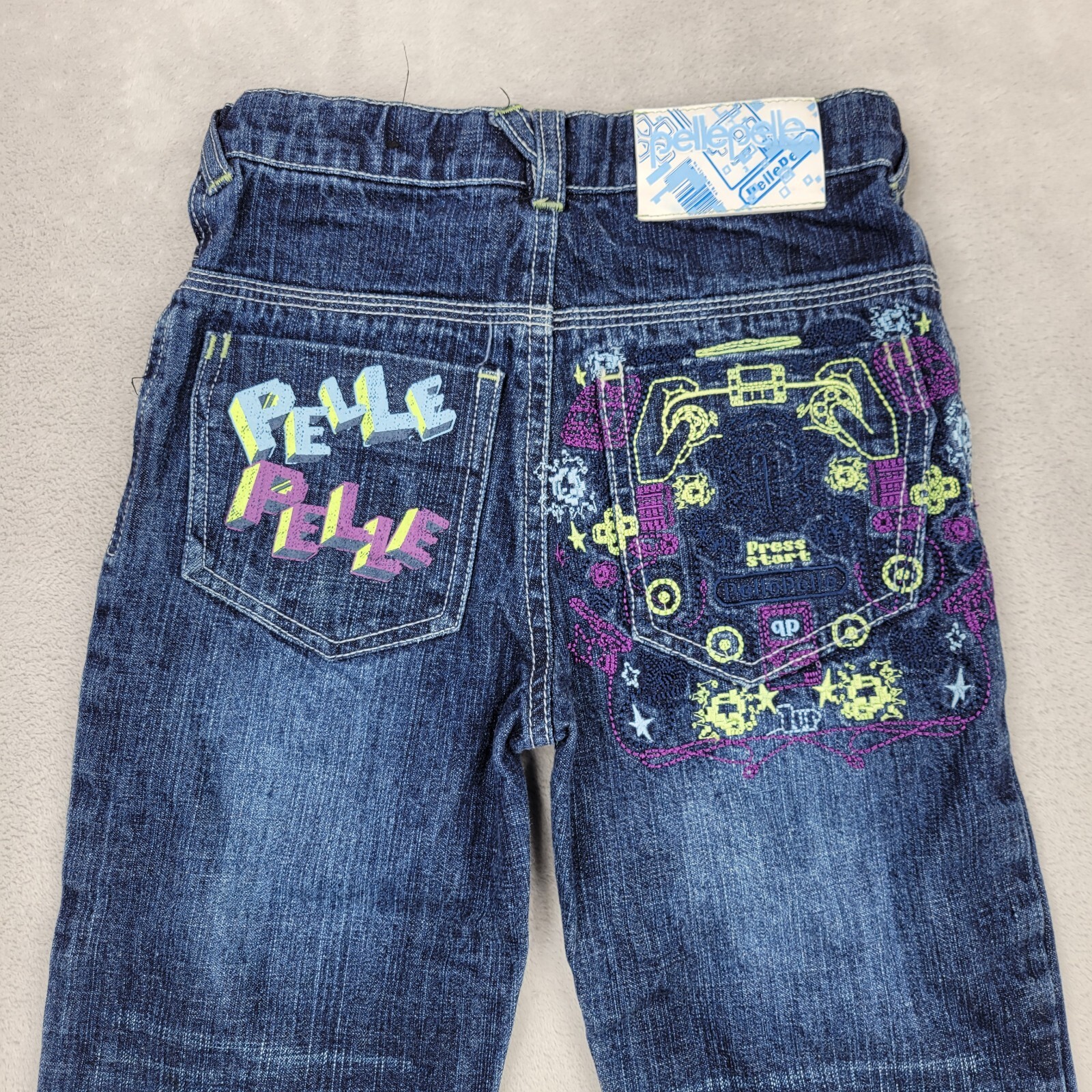 希少 PELLE PELLE 刺繍デニム ショーツ サイズ W36 Y2K 希少 PELLE PELLE 刺繍デニム ショーツ サイズ W36 Y2K - メルカリ