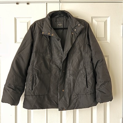 Max Mara Weekend light puffer jacket snow winter black size 12 Flaws