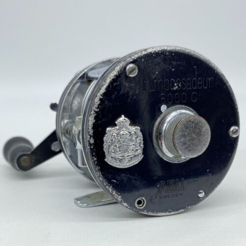 Vintage Abu Garcia Ambassadeur 5000C Baitcaster Reel 760303 Vintage Abu Garcia Ambassadeur 5000C Baitcaster Reel 760303