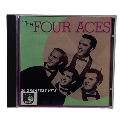 The Four Aces : 20 Greatest Hits (CD, Bescol Records) Traditional Pop Quartet