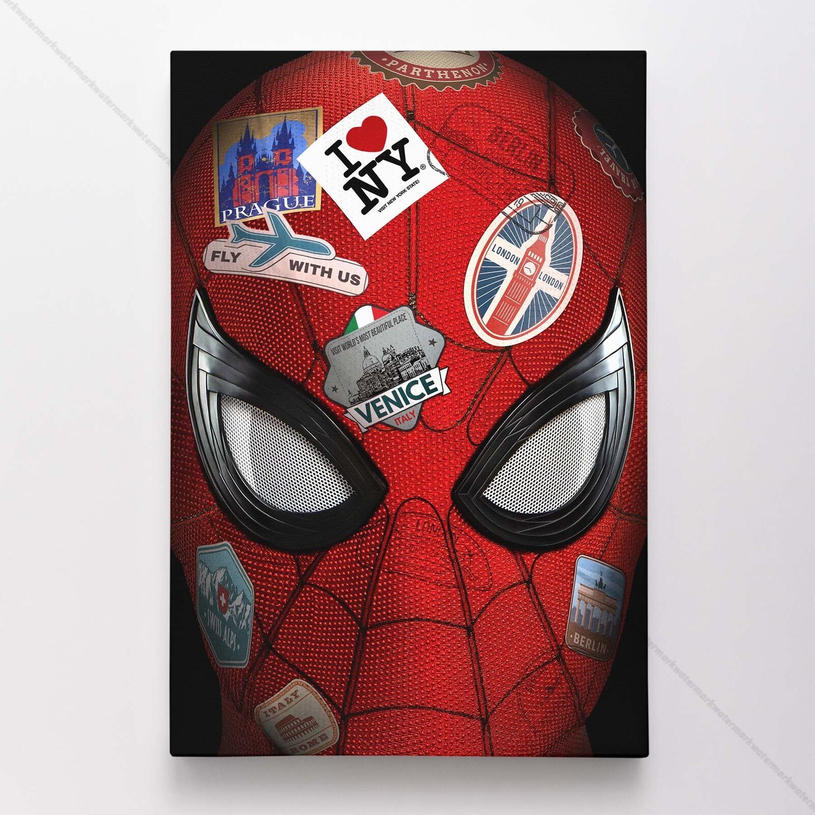 Spider-Man Poster Canvas Avengers Spiderman Spider Man Movie Marvel Print #8348