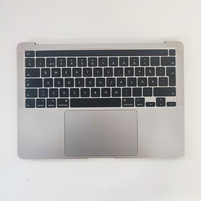 MacBook Pro A2251 (2020) Space Gray Palm Rest Grade C Scandinavian 12