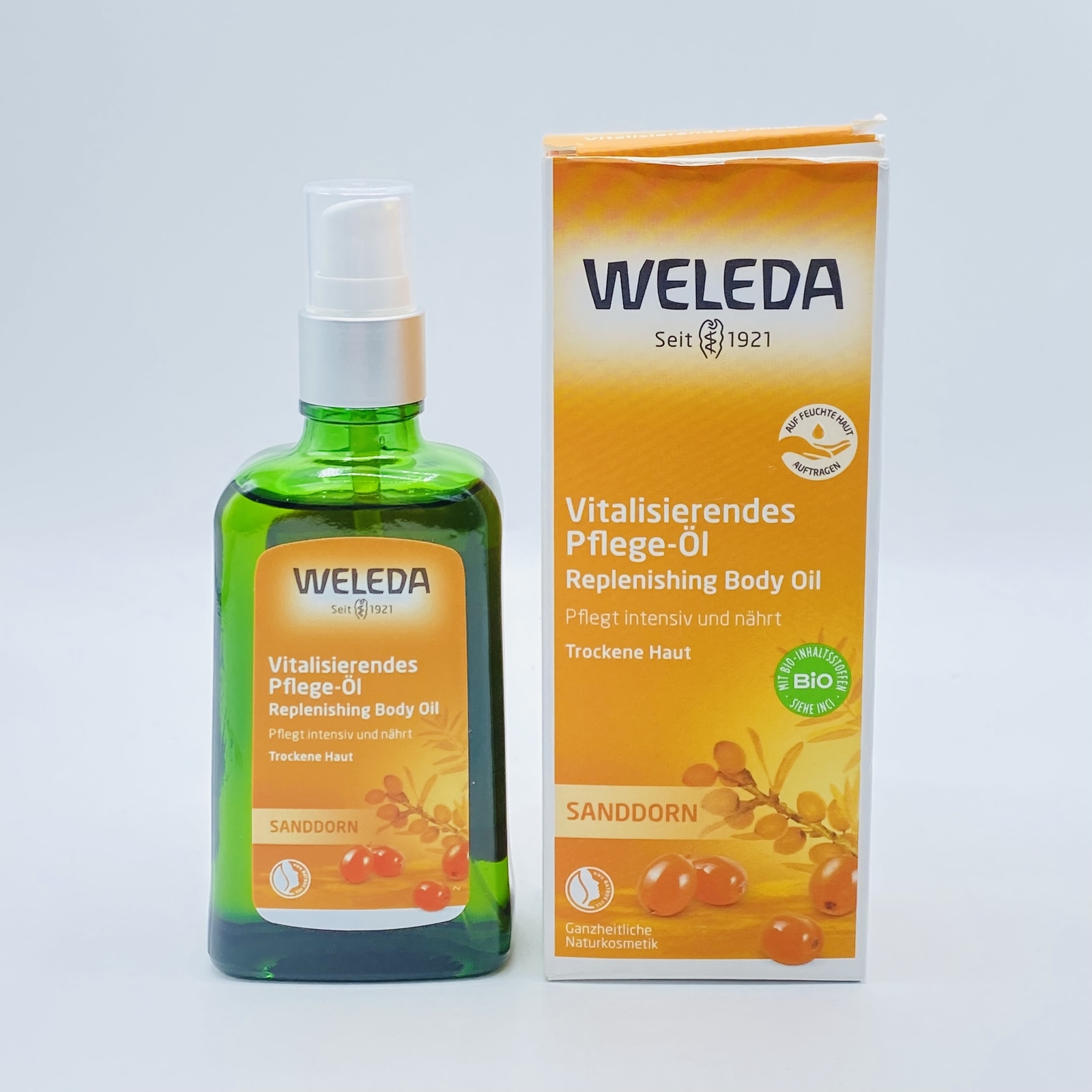Weleda Vitalisierendes Pflege-Öl Feuchtigkeitspflege für trockene Haut 100ml 