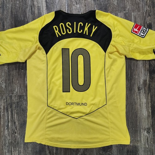2005 Nike Borussia Dortmund Home Soccer Jersey Tomas Rosicky