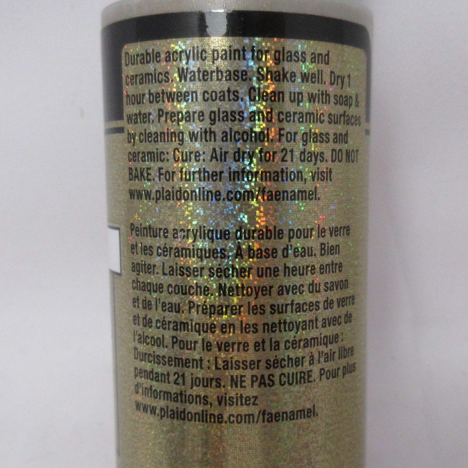 Enamel Acrylic Paint  Folk Art Gloss Finish 2oz Bottle