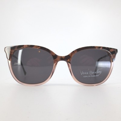 Vera Bradley Liz CS Sunglasses Garden Grove GGR Tortoise Pink Cat Eye 54-21-140
