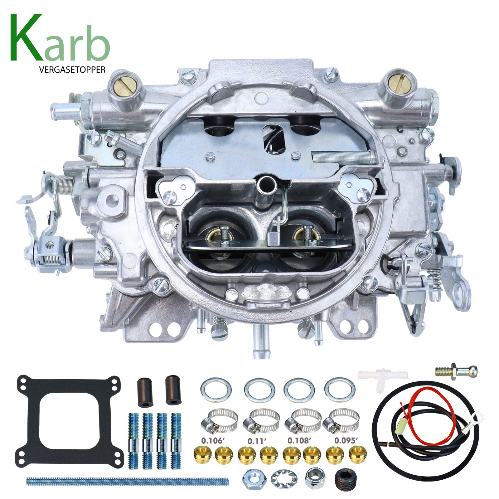 650 CFM Carburetor for Edelbrock 1905 AVS2 Series Manual Choke 4