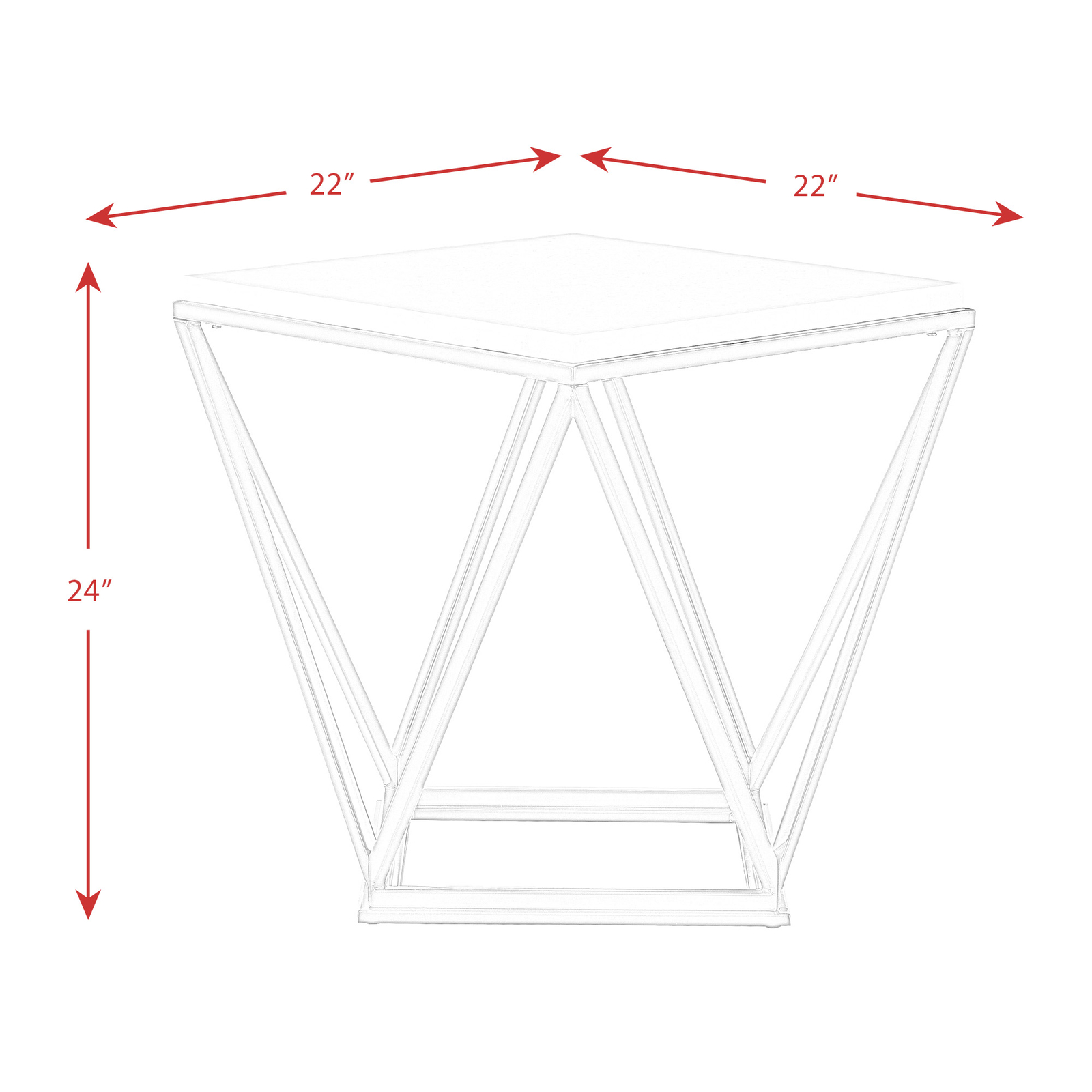 Picket House Furnishings Conner Square End Table CRK100ETE ...