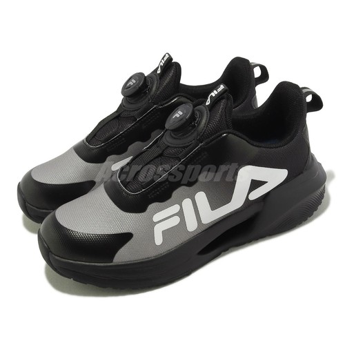 

Fila J808X черно-белые детские дошкольные молодежные спортивные кроссовки для бега, Черный, J808x