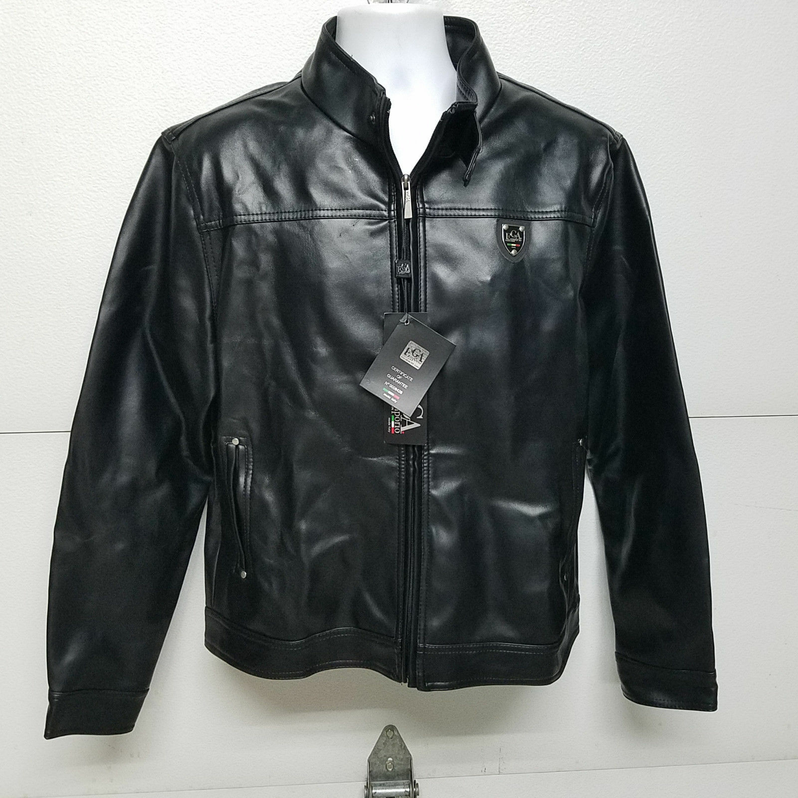[美品]CLANEクラネ　EGG エッグFAKE LEATHER JACKET CLANE EGG FAKE LEATHER JACKET