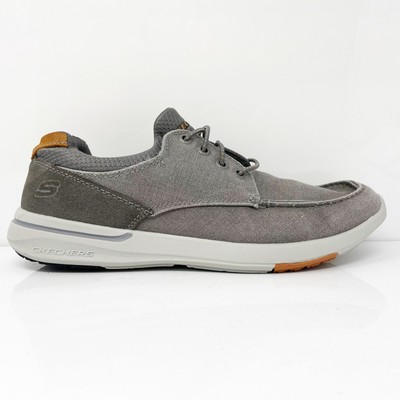 

Skechers Mens Relaxed Fit Elent Mosen 65493 Серая повседневная обувь Кроссовки Размер 8.5, Серый, Relaxed Fit Elent Mosen